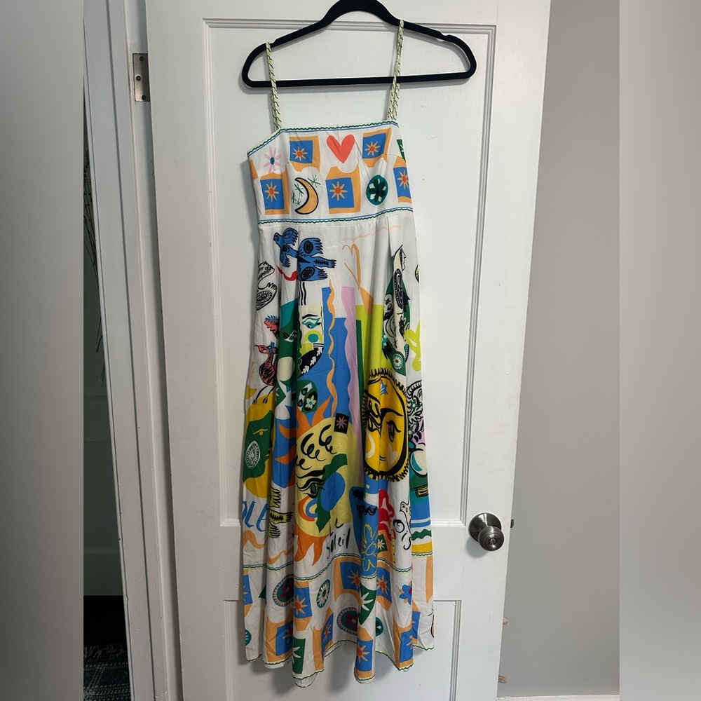 Colorful Patterned Maxi Dress